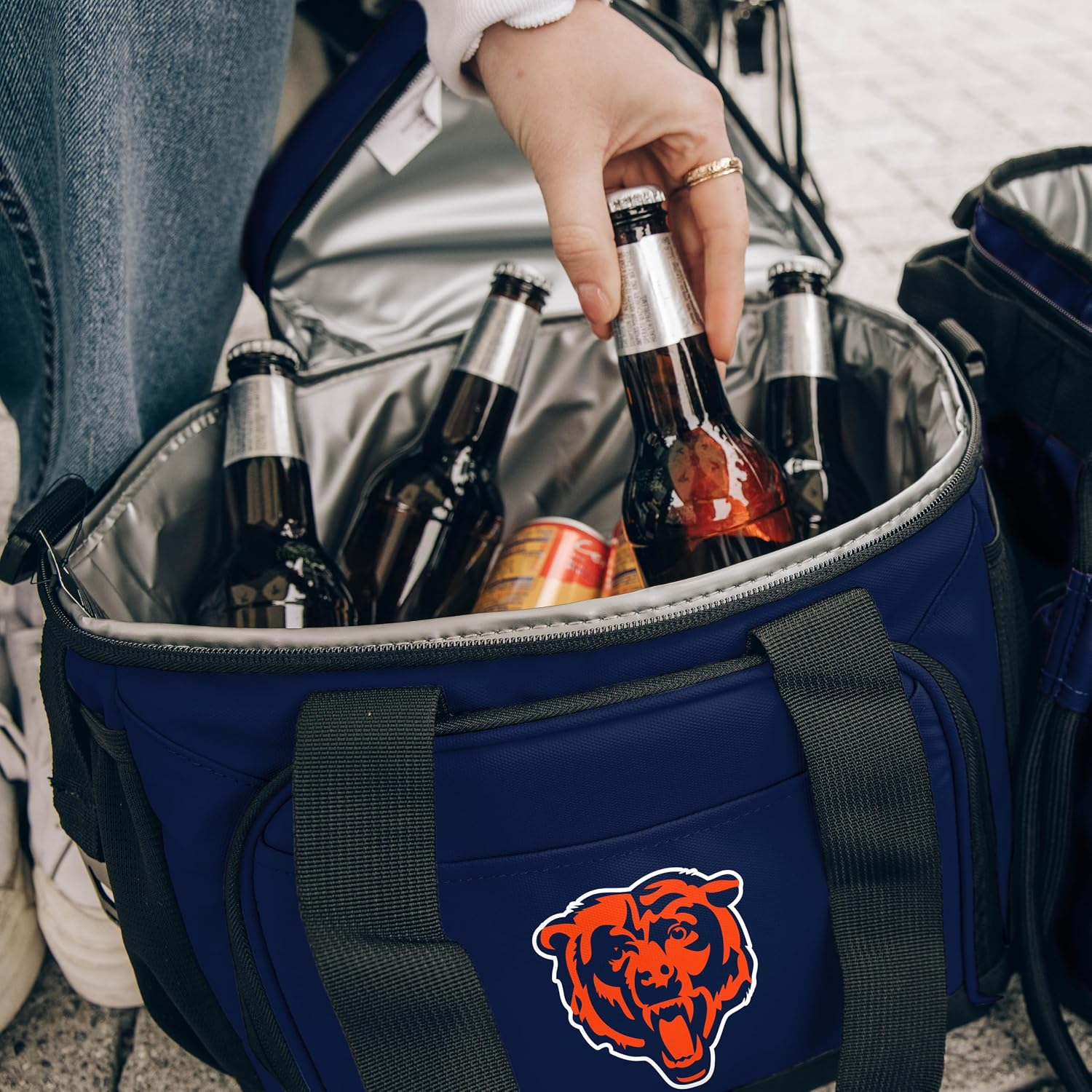 FANMATS NFL Can Tailgate Flex Cooler — Leak-Proof Lining | 24+ Can Capacity | Durable Material | Team Color
