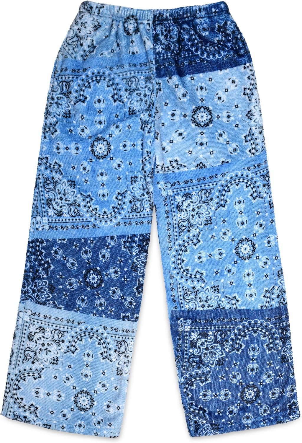 iscream Big Girls Silky Soft Bold Print Plush Fleece Pants - Bold & Boho Collection