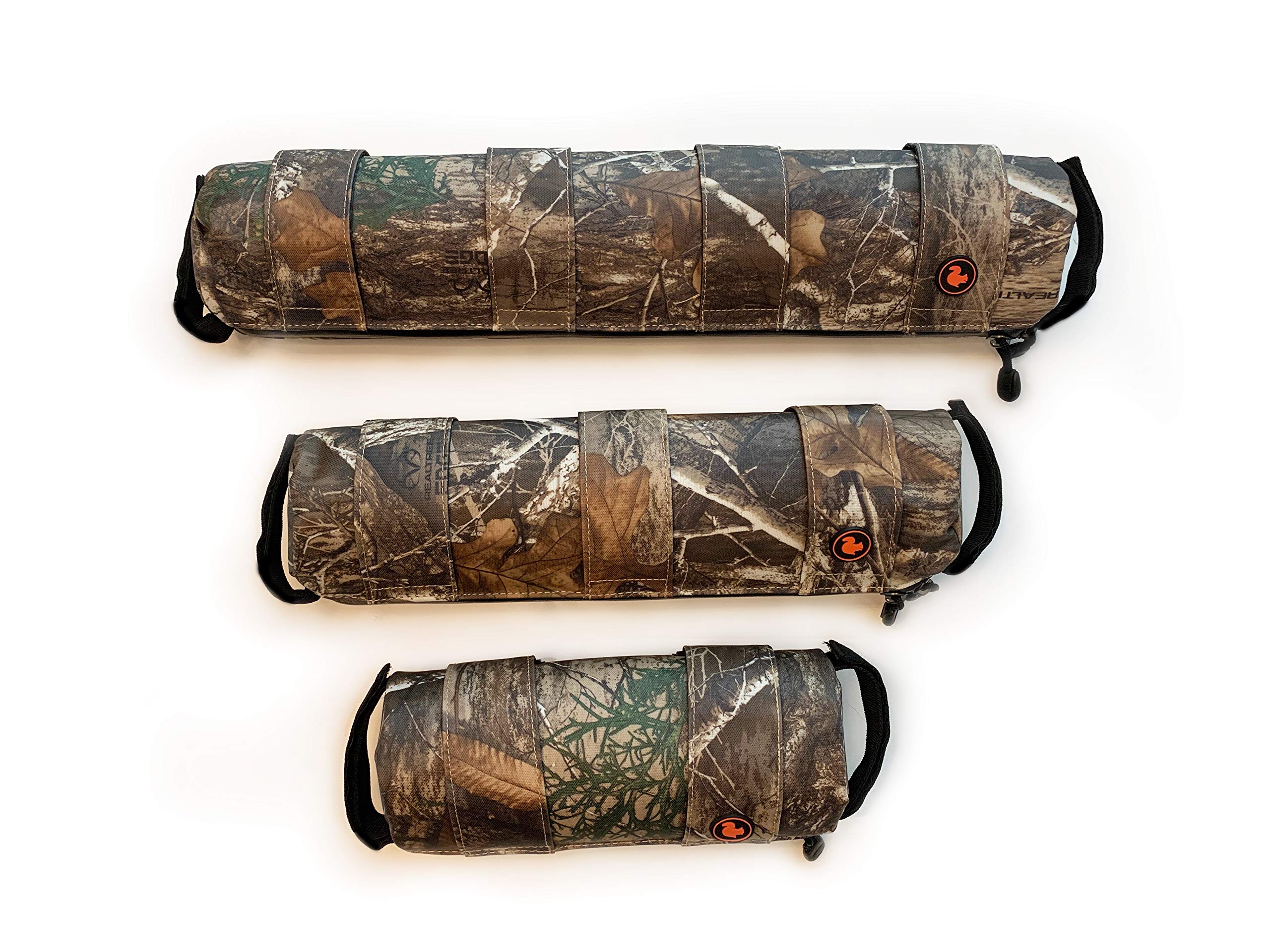 STASHERS Modular Insulated Adventure Hike & Bike Frame Top Tube Handlebar Can Sling Bags (Medium 3-Can Bag, Realtree Camo)