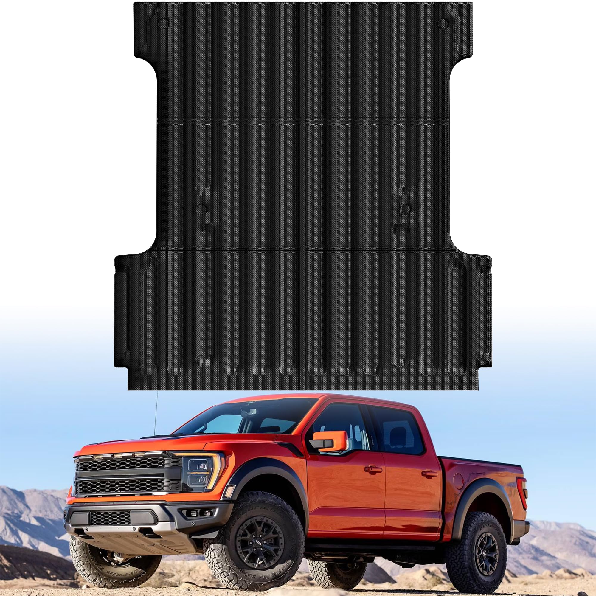 Photo 1 of AUTOBULL Truck Bed Mat Bed Liner Fit for Ram 1500/1500 RHO 2019-2026 & RAM 1500 Classic 2019-2024 Short Bed (5.7 FT / 67.4inches) Not for Rambox, All Weather Protection TPE Pickup Car Bed Mat