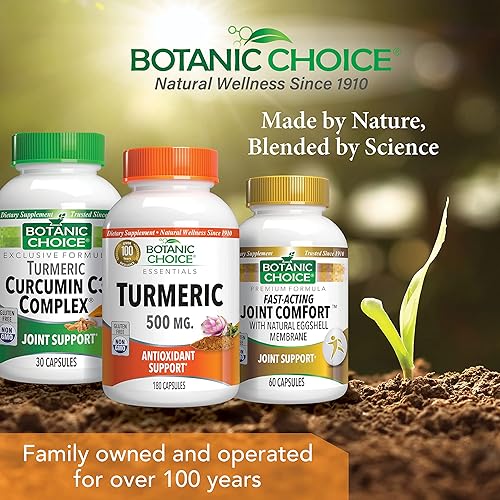Miniatura 5 de Cápsulas de suplemento para articulaciones de curcumina de cúrcuma pura ayuda a la inflamación y al dolor sin gluten sin OMG 180 pastillas por