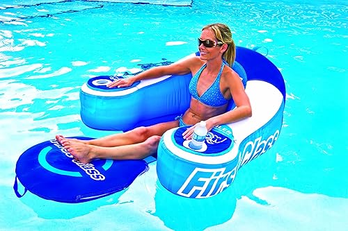 Miniatura 3 de WOW World of Watersports First Class Lounge - Flotador inflable para 1 persona y Aqua Campania Ultimate 2 en 1 - Flotador de piscina - Extra grande