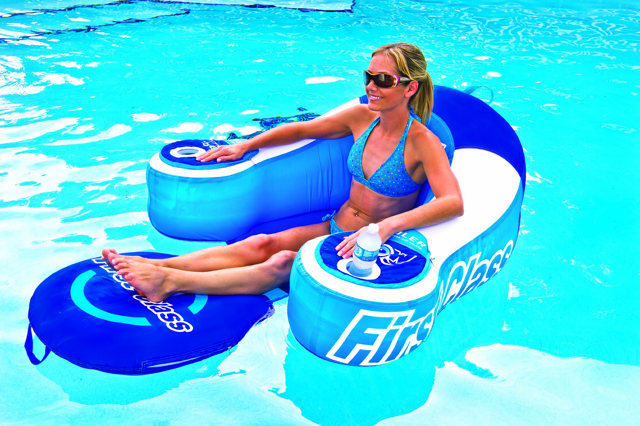 WOW World of Watersports First Class Lounge 1 Person Inflatable Lounge, 11-2030