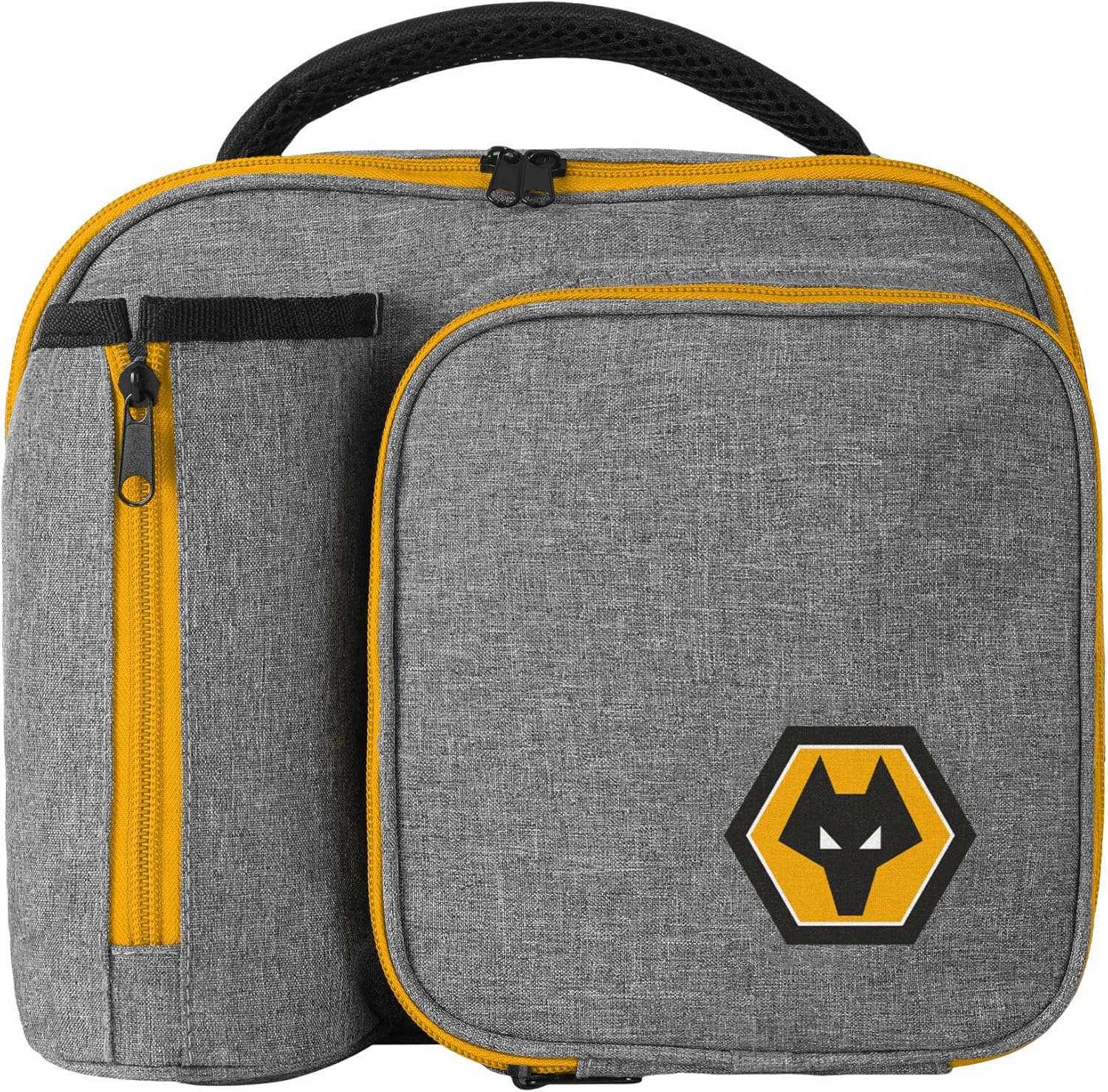 Wolves lunch bag: FOCO ly Licensed Wolverhampton Wanderers FC Grey Football Lunch Bag