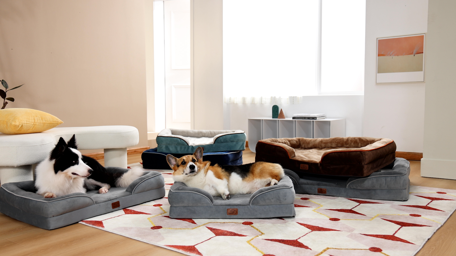 Bedsure Orthopedic Dog Bed for Medium Dogs - Waterproof Dog Bed Medium, Foam Sofa with Removable Washable Cover… - Image 7