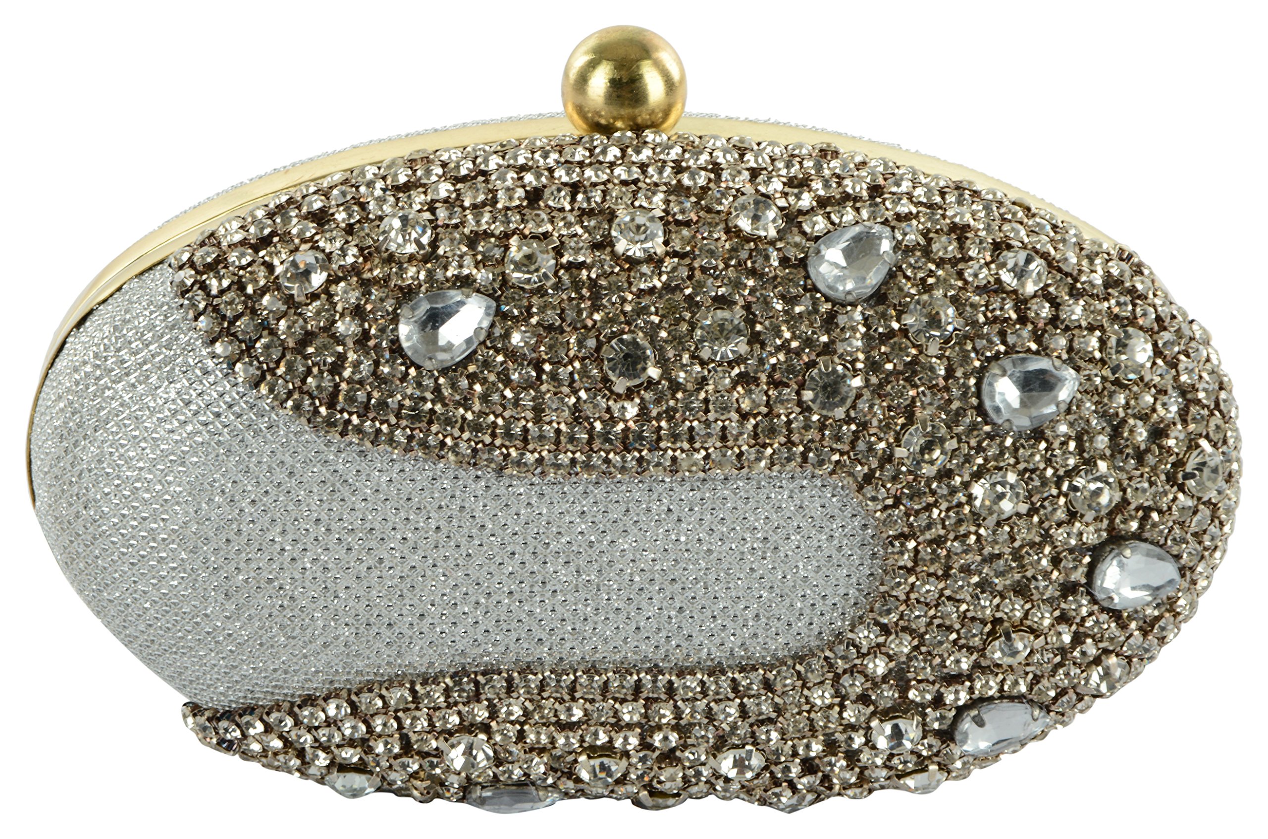 toobacraft Girl's Clutch,Silver-picture-33