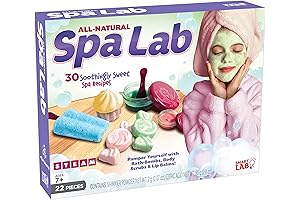 Smart Lab Toys All-Natural Spa Lab - 22-Piece, 30 Soothing Spa Recipes