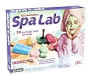 Toys All Natural Spa Lab - 22Piece - 30 Soothing Spa Recipes - Includes 4 Bath Bomb Molds & 2 Lip Balm Pots
