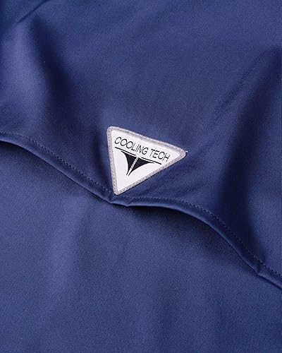 Miniatura 7 de Alimens & Gentle - Camisa de pesca de manga corta con protección solar, transpirable, casual, con botones, camisas