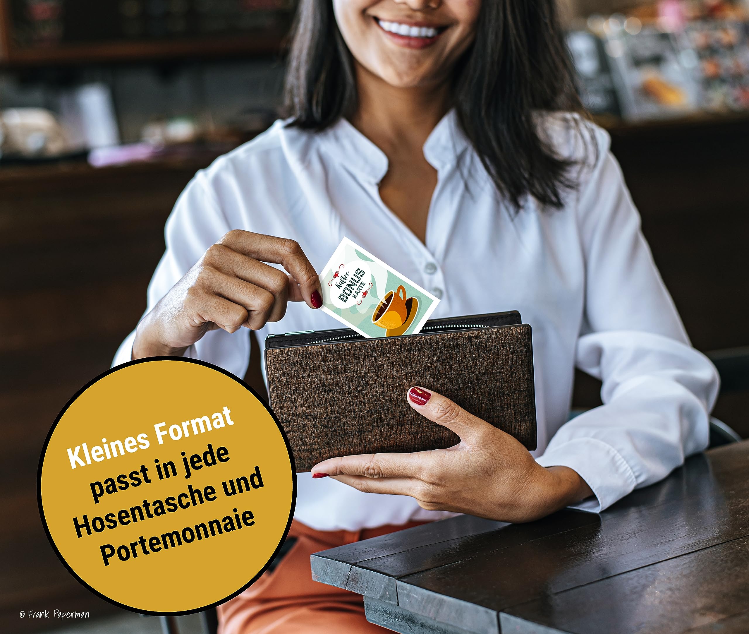 500 tarjetas de bono para café, restaurante, panadería, café, regalo, fidelidad