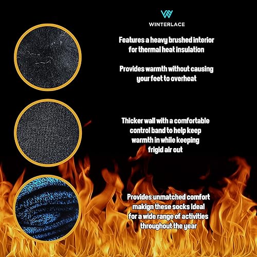 Miniatura 3 de Calcetines térmicos cepillados, 2 pares de calcetines para hombre, de alta calidad, cálidos, gruesos, resistentes, acolchados