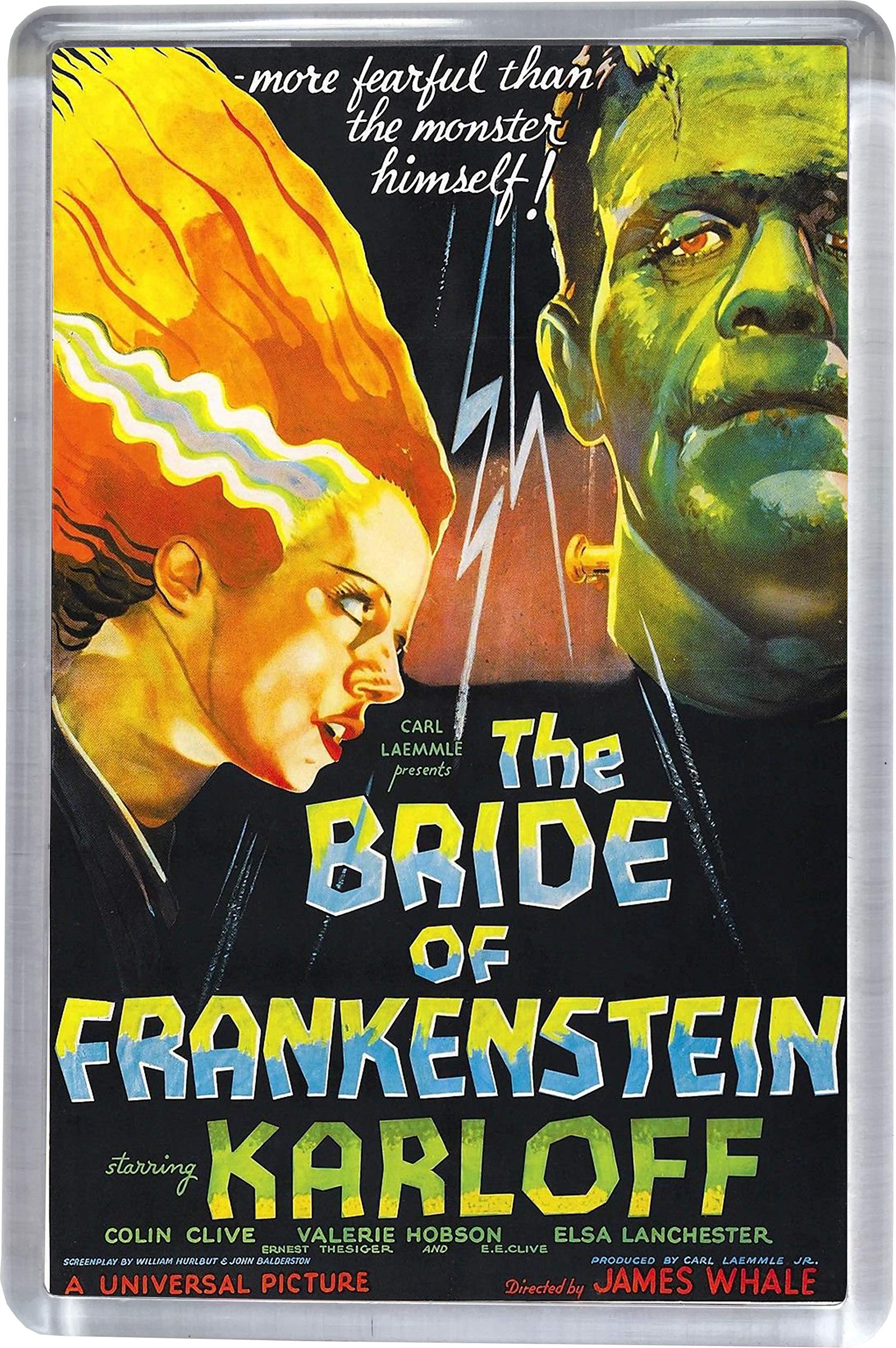 Super Universe Multicolor The Bride Of Frankenstein Fridge Magnet 5 X 7.5 Cm