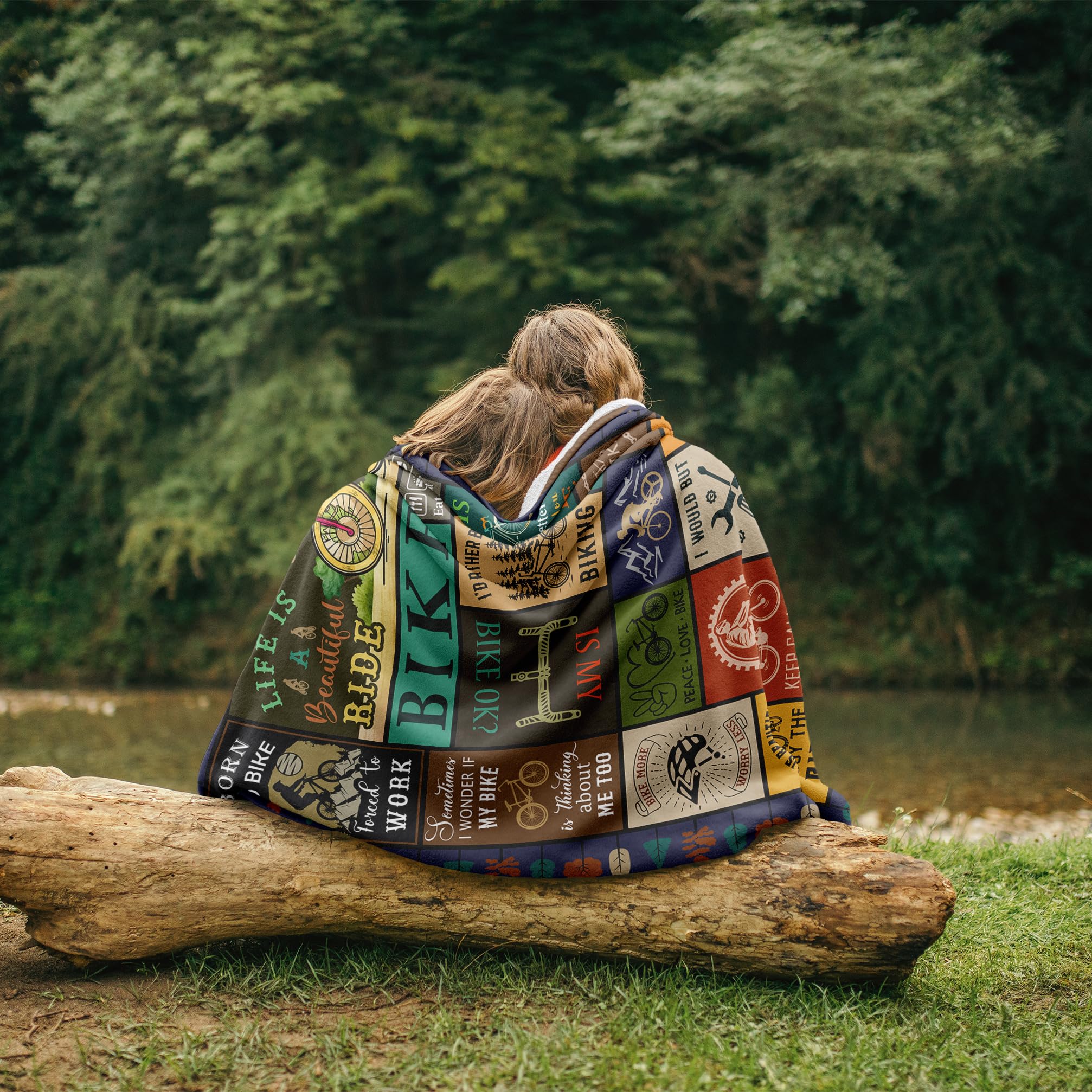 XALAZY Bike Gifts for Women/Men Blanket 60