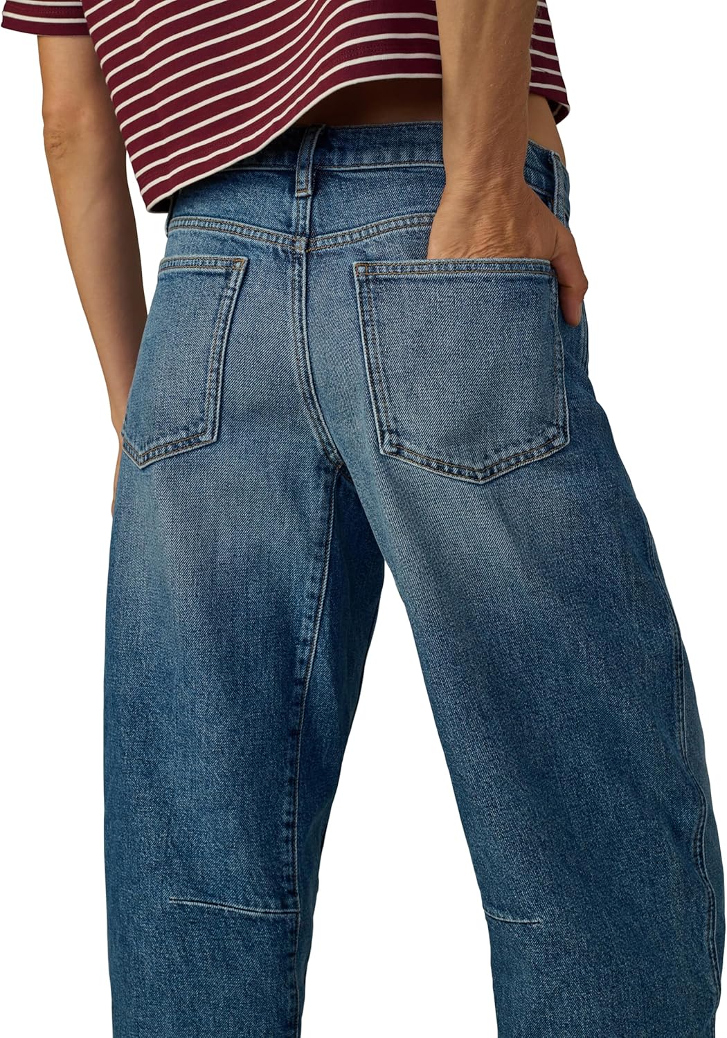 Joe's Jeans Women's The Mia Petite High Rise Wide Leg Jean, Zeal, 30 - Image 5