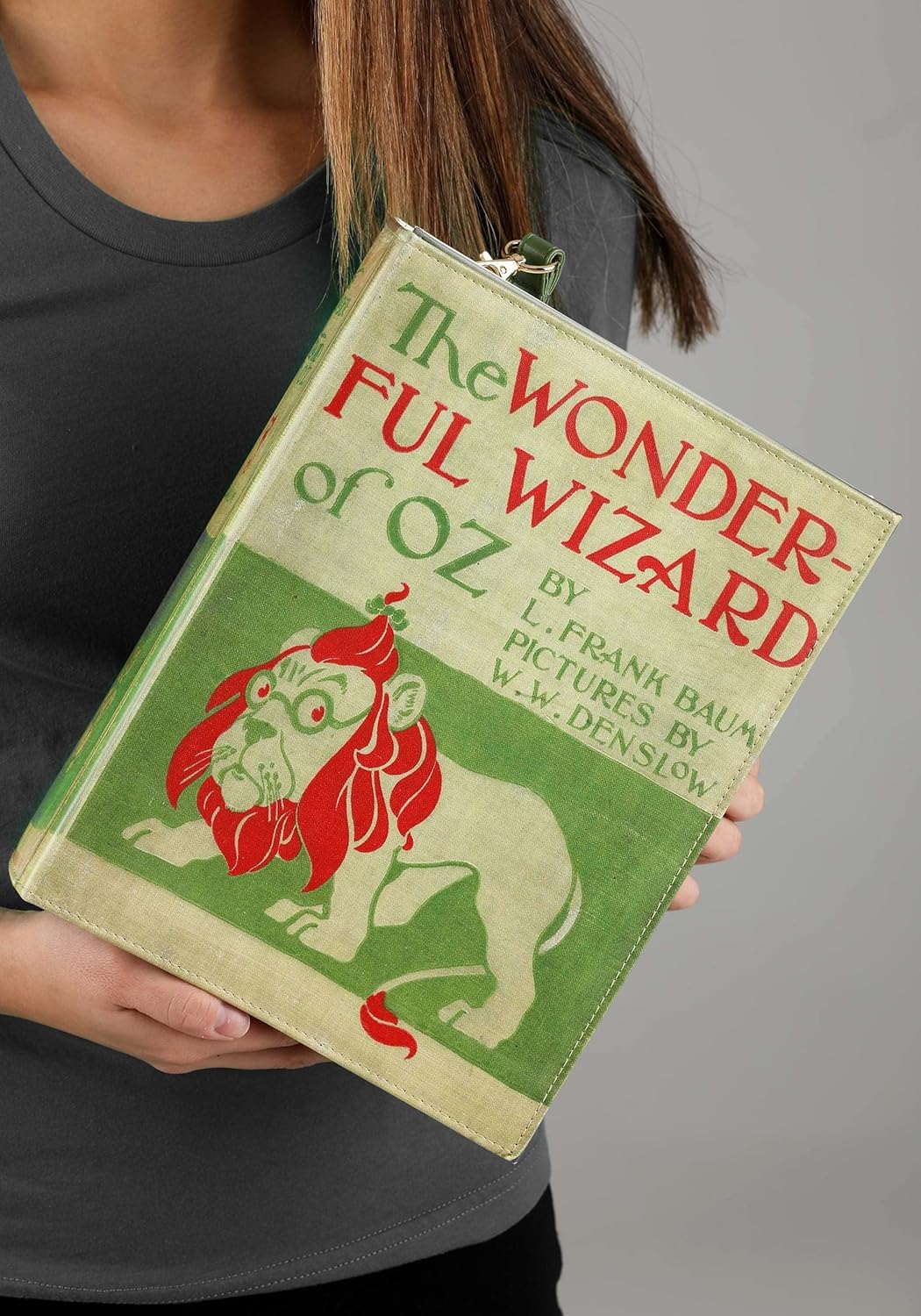 Fun Costumes Wizard of Oz Book Costume Bag - Faux Leather, Adjustable Strap, Magnetic Closure