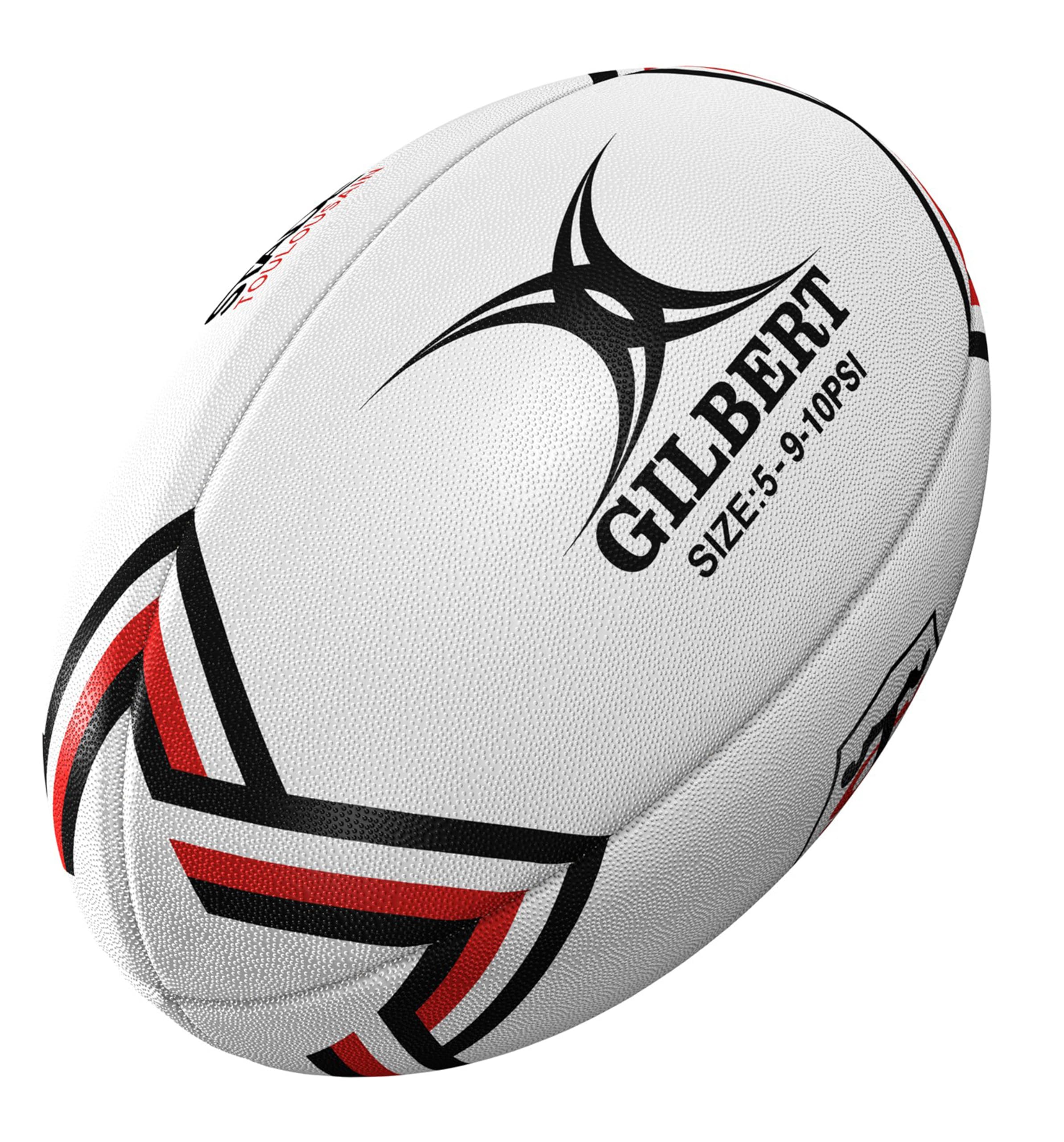 STADE TOULOUSAIN Ballon de Rugby Toulouse - Collection Officielle - Gilbert - Taille 5