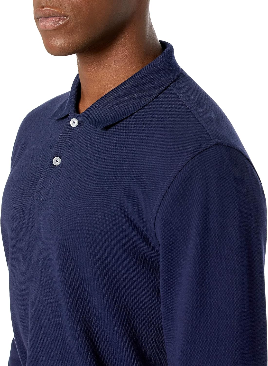 Amazon Essentials Long-Sleeve Polo Shirt for Men, Slim Fit Pique - Image 4