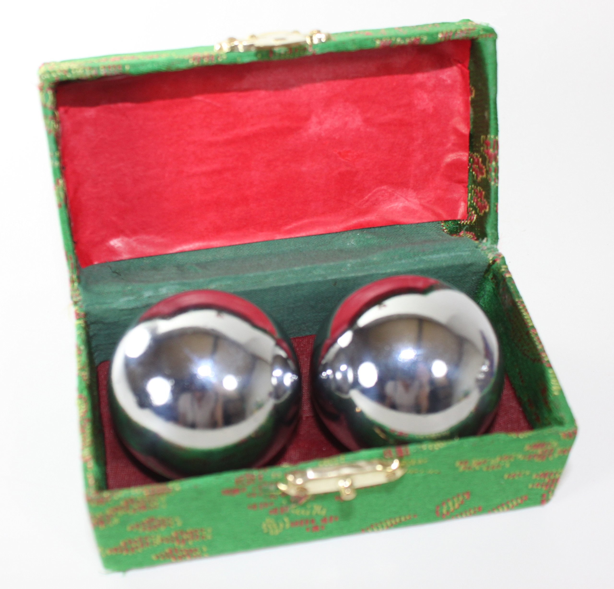 風鈴 CHINESE IRON BALL Shouxing Vtg Chinese Iron Ball Direction - Stress Relief Balls