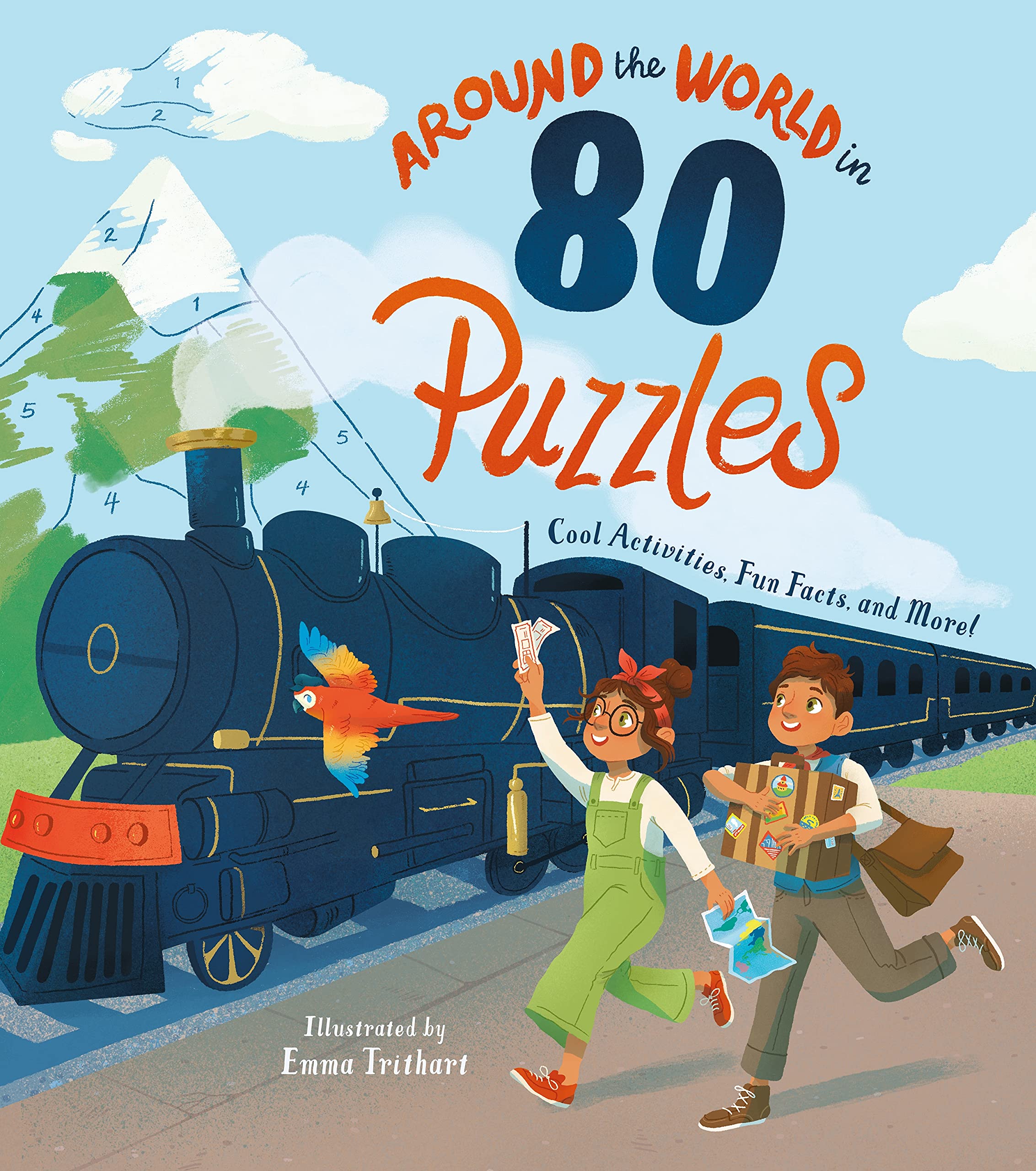 Around the World in 80 Puzzles by Nate Rae (Paperback Book)