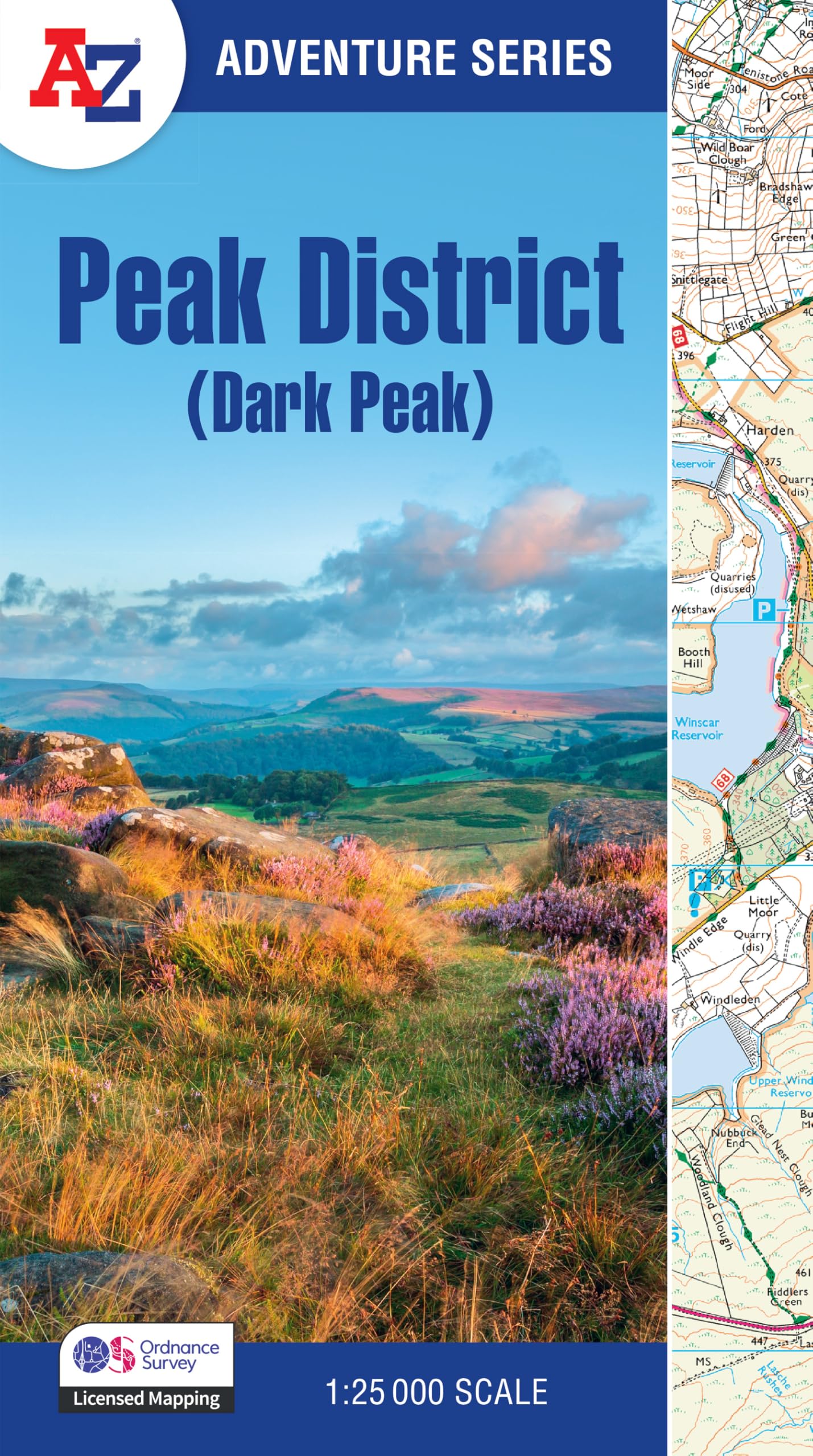 Peak District Dark Peak by A-Z Maps PAPERBACK 9780008744205