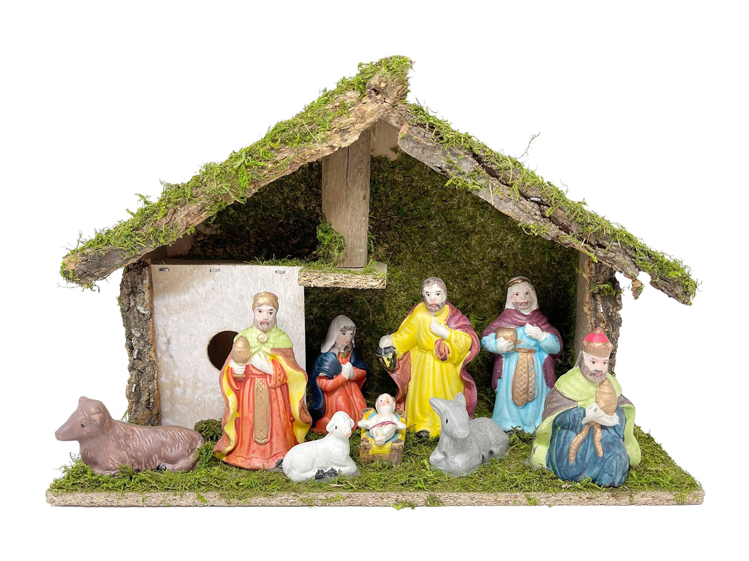 Buy Christmas Nativity Set (11.75in, x 3.85in. x 8.5in. Wooden Nativity