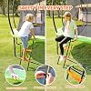 Trampolín Exterior Yohood de 12/14 Pies, Recreativo con Red de Protección y Escalera, Aprobado por ASTM para Niños y Adultos, con 8 Barras Estabilizadoras Adicionales y Marco Galvanizado con Recubrimiento Antióxido 7