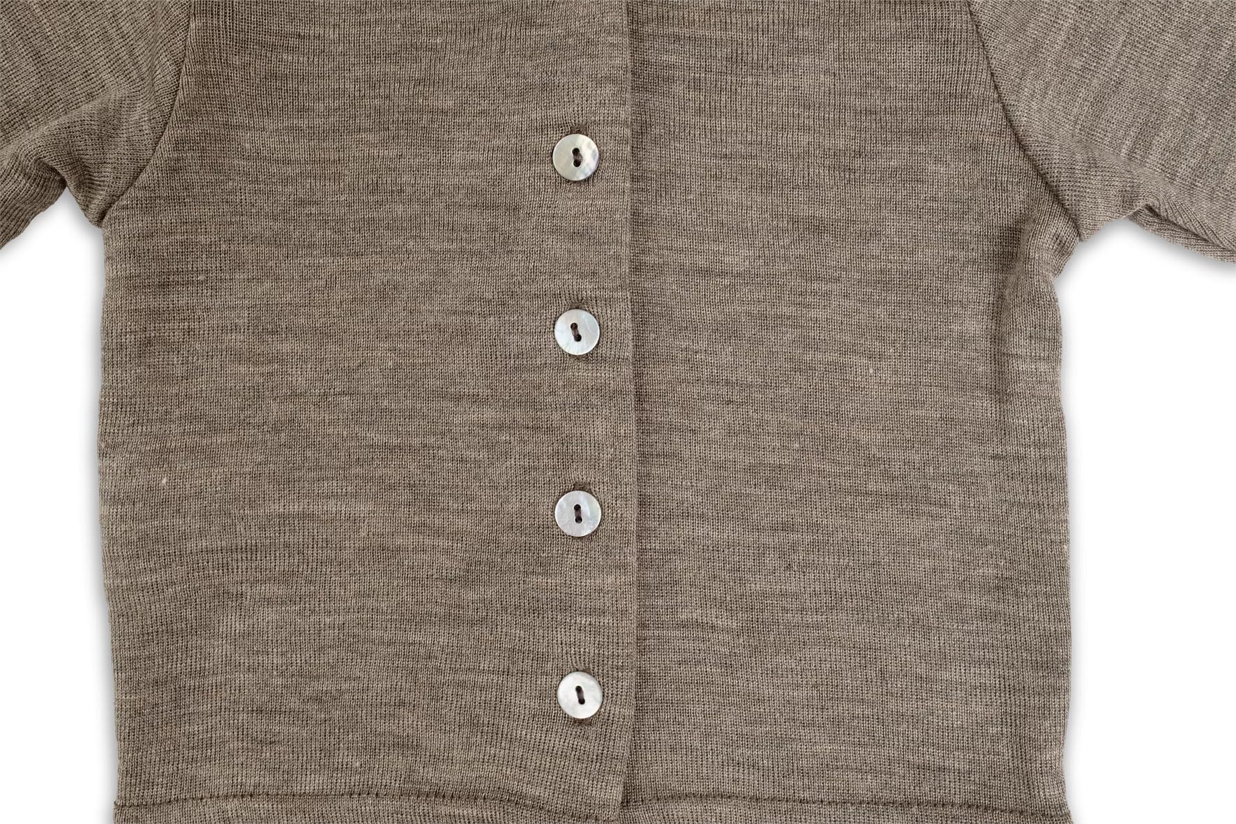 Engel Natur Baby Cardigan aus Wolle-Seide