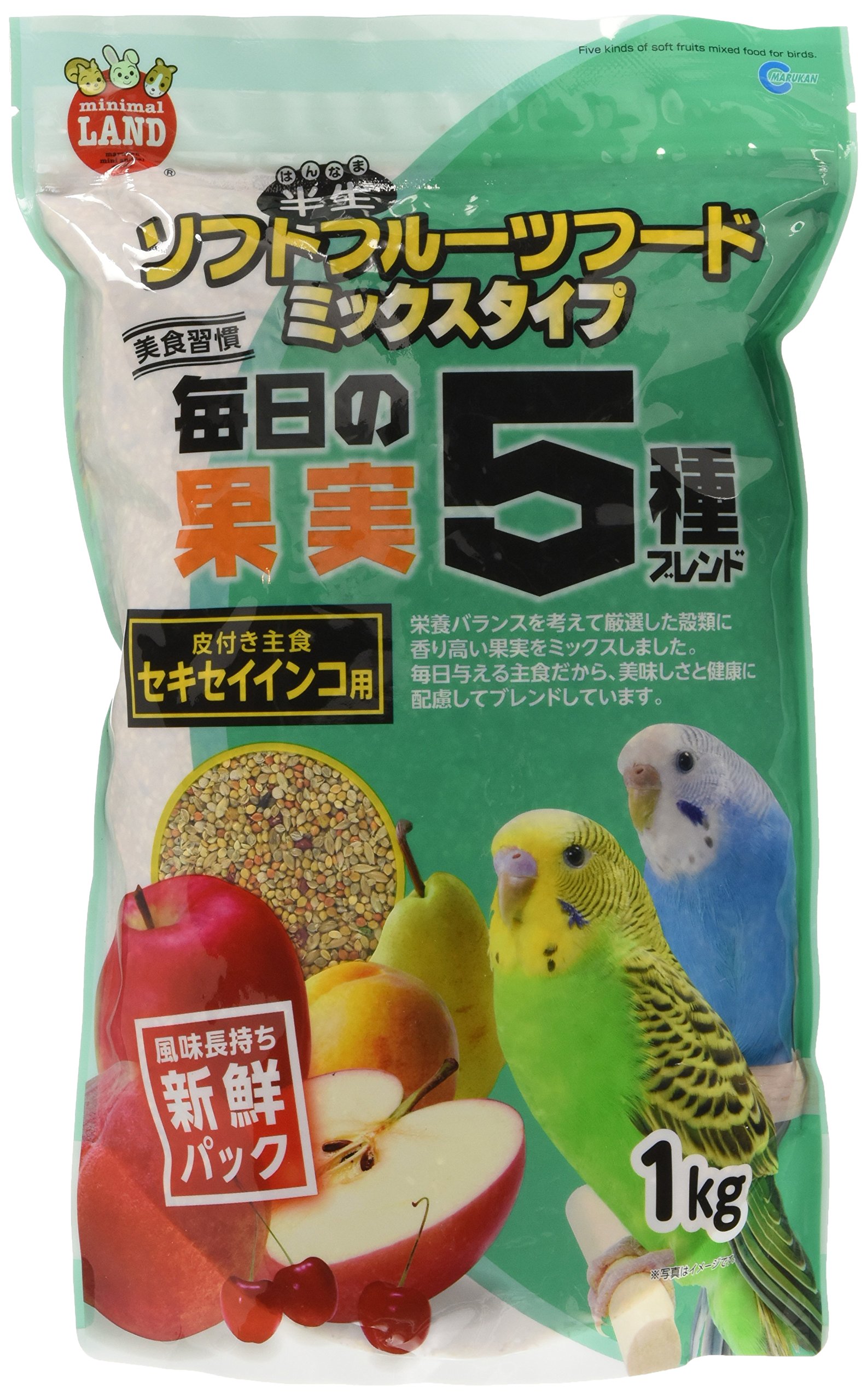 ミニマルランド 半生ソフトフルーツフード ミックスタイプ 毎日の果実5種ブレンド…
