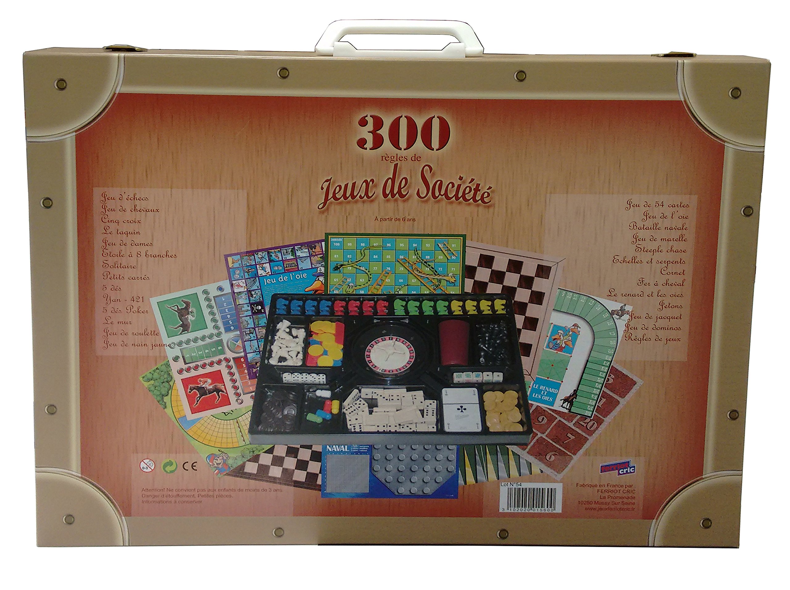 FERRIOT CRIC - 1560 - Mallette 300 Jeux De Société