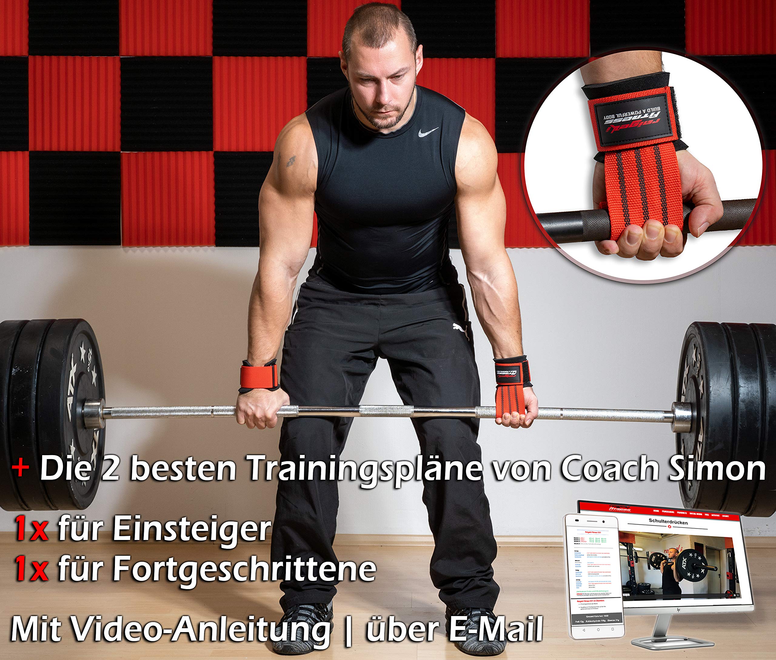 Strongman Training 531 Powerlifting Program Gym Straps Fast Grip