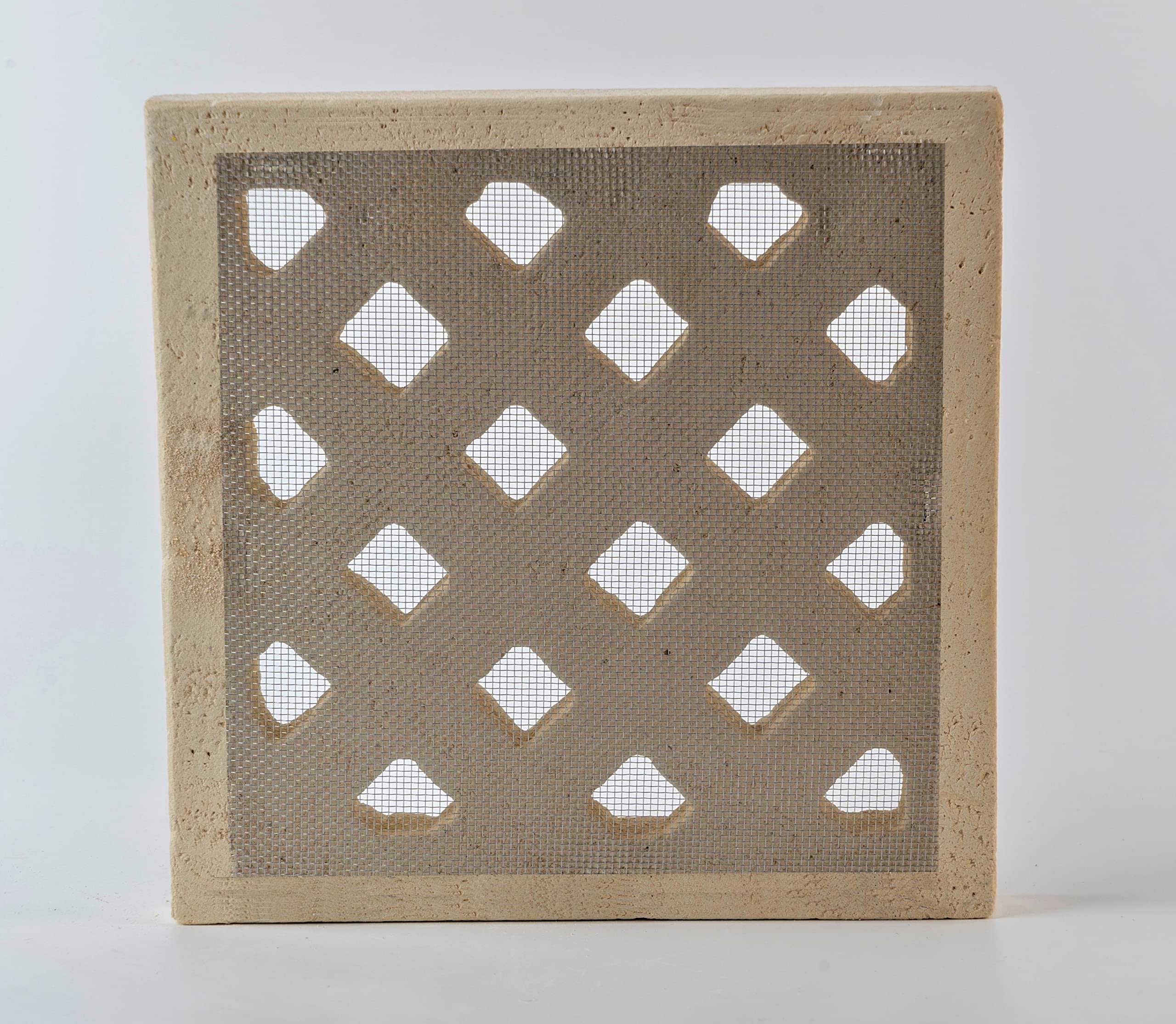 Ventilation and Ventilation Grille Square in Matera Stone - Image 4
