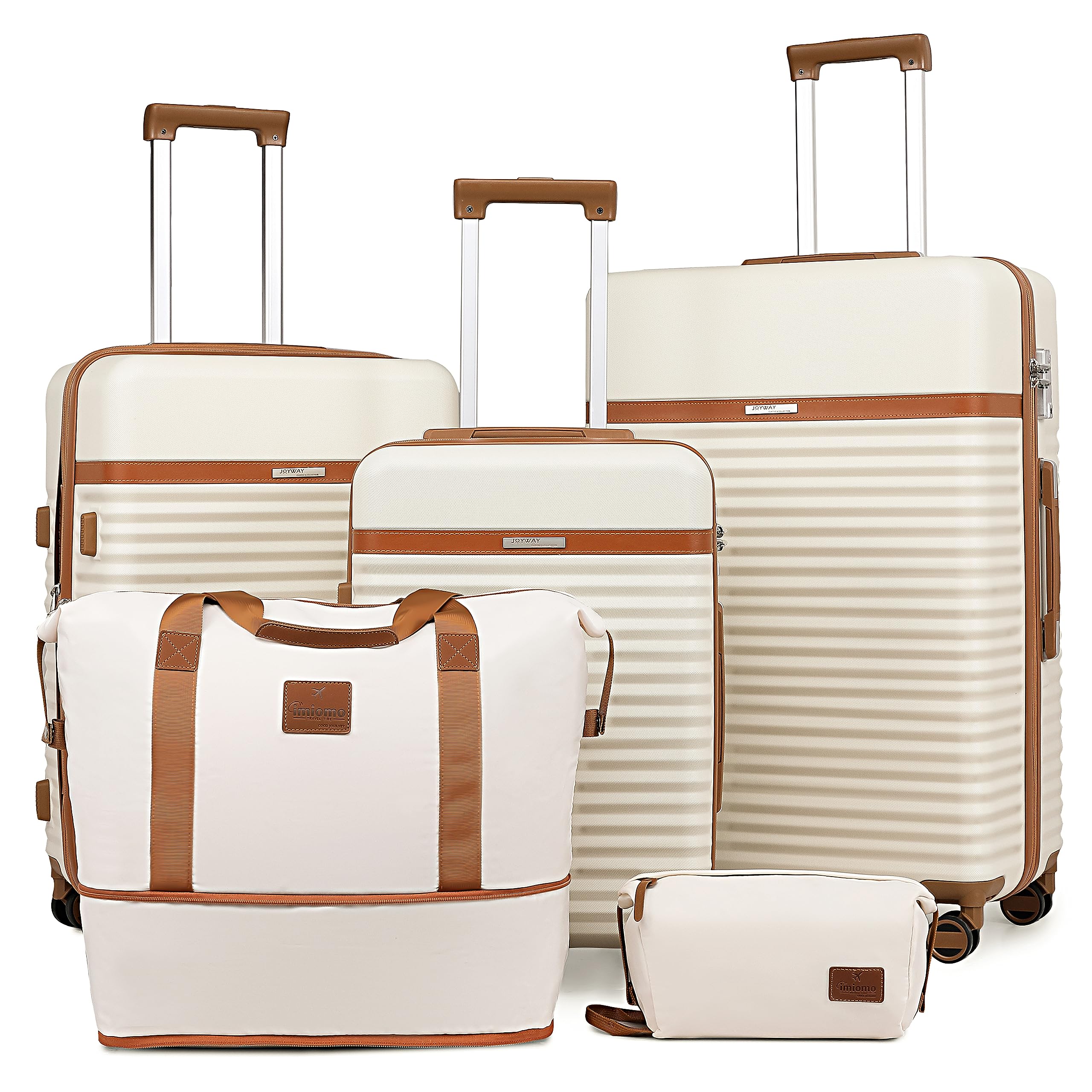 Buy Joyway Luggage 3 Piece Luggage Sets Hardside Expandable Carry On ...