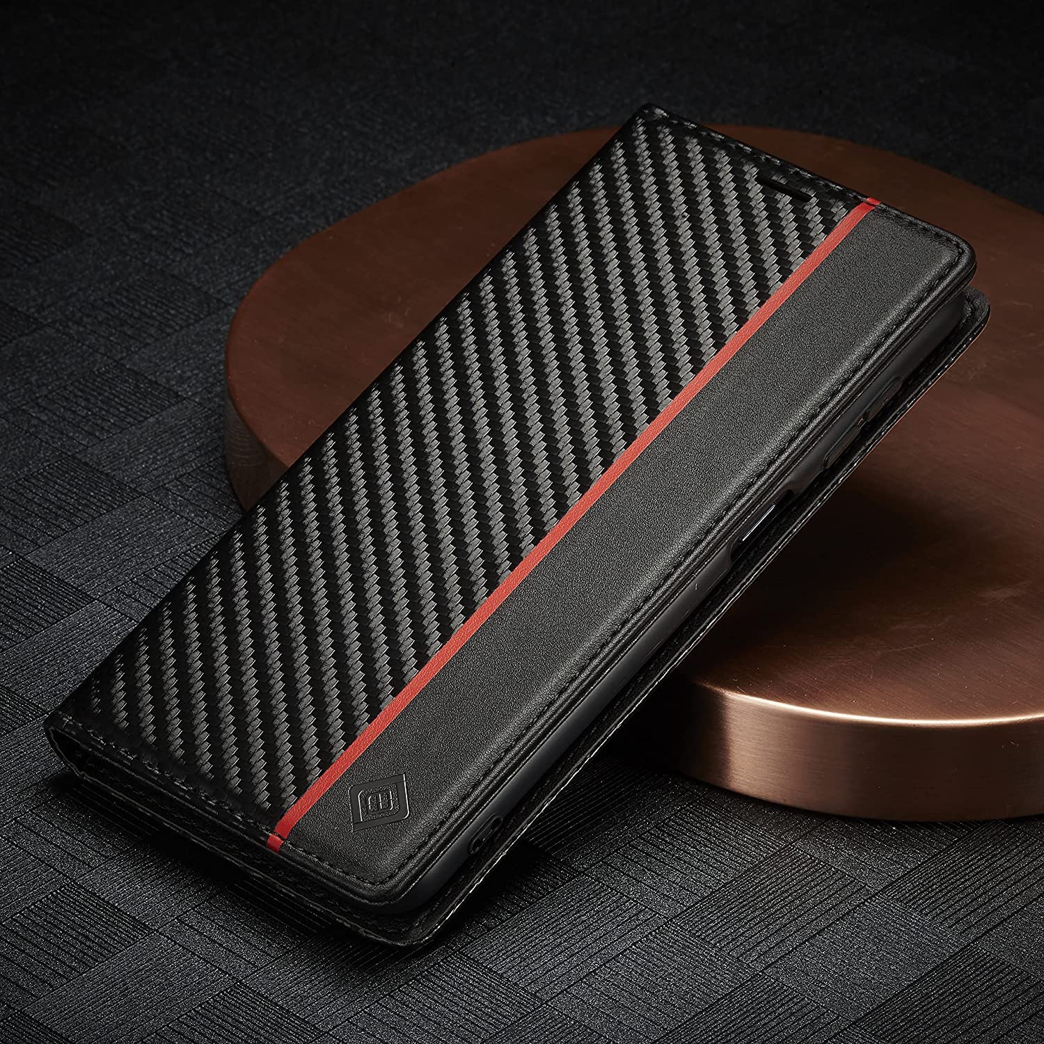 Mobcruz Check Pattern Leather Flip Cover For Vivo Y31 Inbuilt