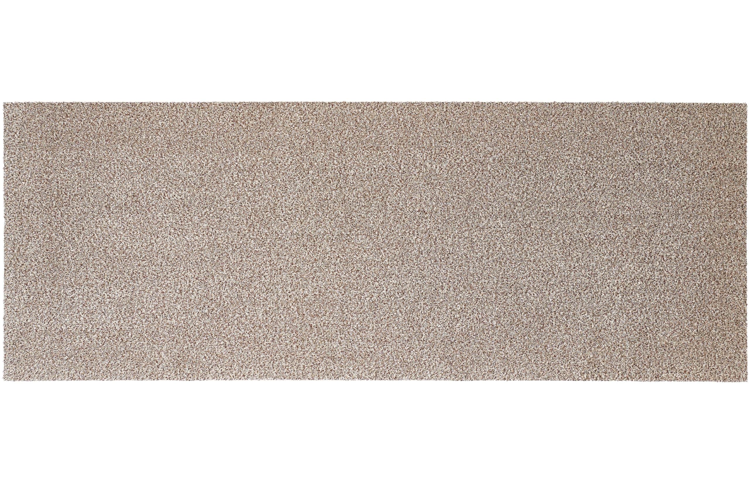 andiamo Fußmatte innen Samson – waschbare Baumwoll-Schmutzfangmatte - rutschfest, saugstark & hochwertig - Fußabtreter für den Eingang | 67 x 180 cm, Hellbeige