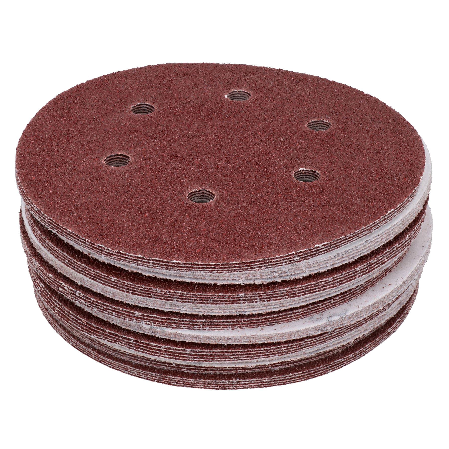 Lot De 25 Disques Abrasifs 150mm Grain 80 Disque Abrasif En