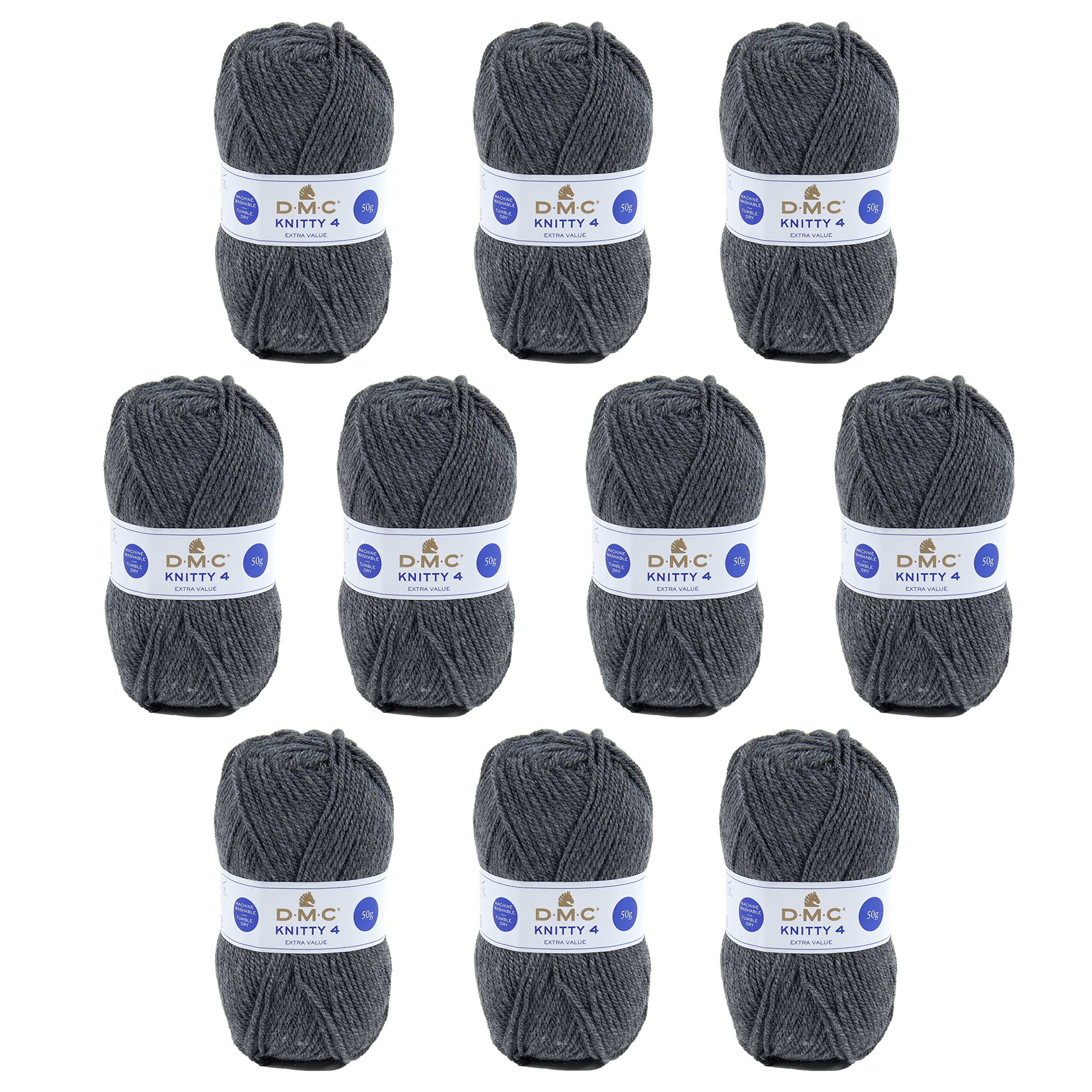 DMC - Knitty 4 bollen 50 g - 50 g bol - 140 m | aangenaam te verwerken - hoge kwaliteit | verkrijgbaar in 43 kleuren