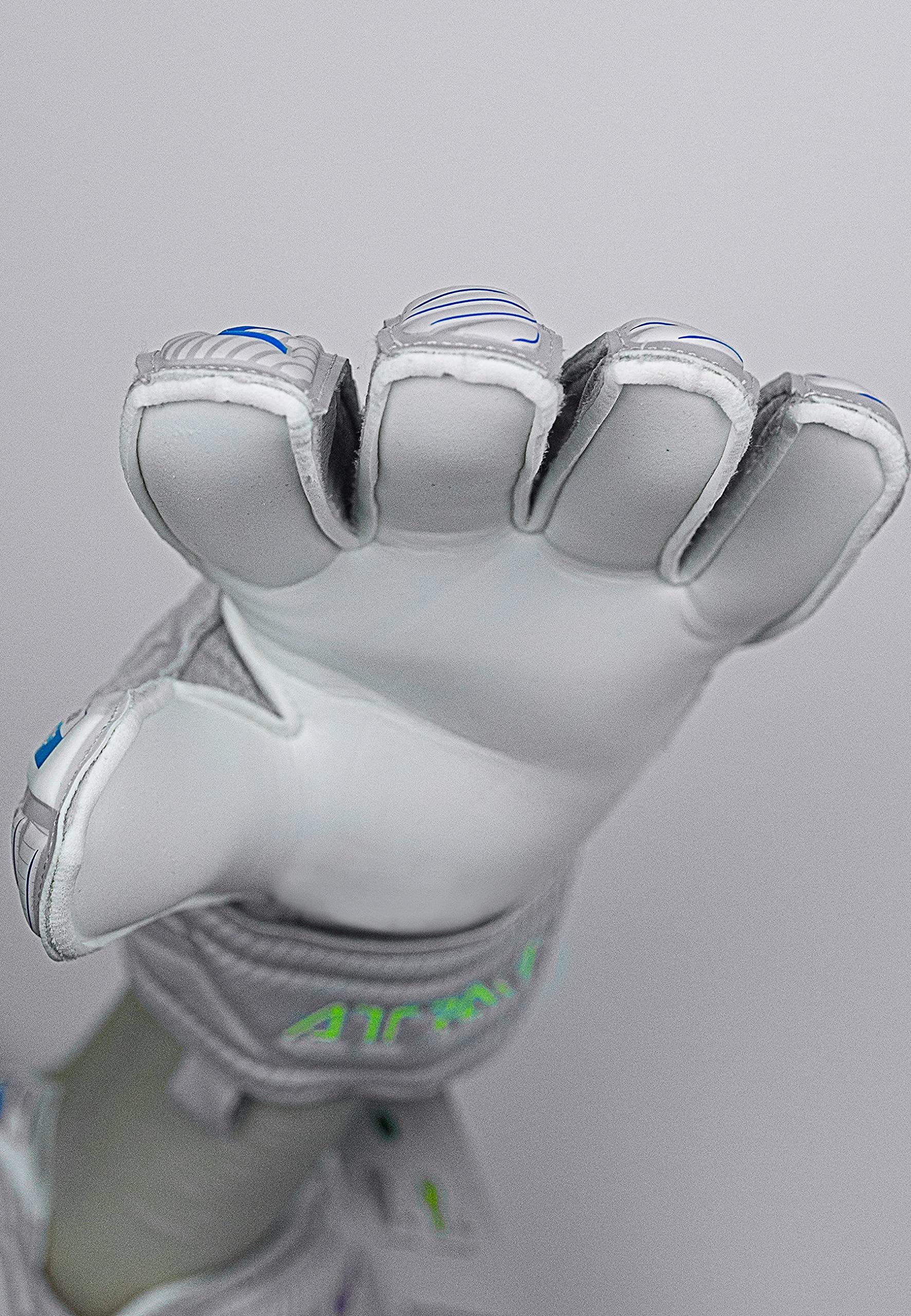 Reusch Męskie rękawice bramkarskie Attrakt Finger Support unisex z zewnętrznym szwem i przyczepnością, odpowiednie do wszystkich powierzchni boiska, rękawice piłkarskie z ochroną palców dla dorosłych