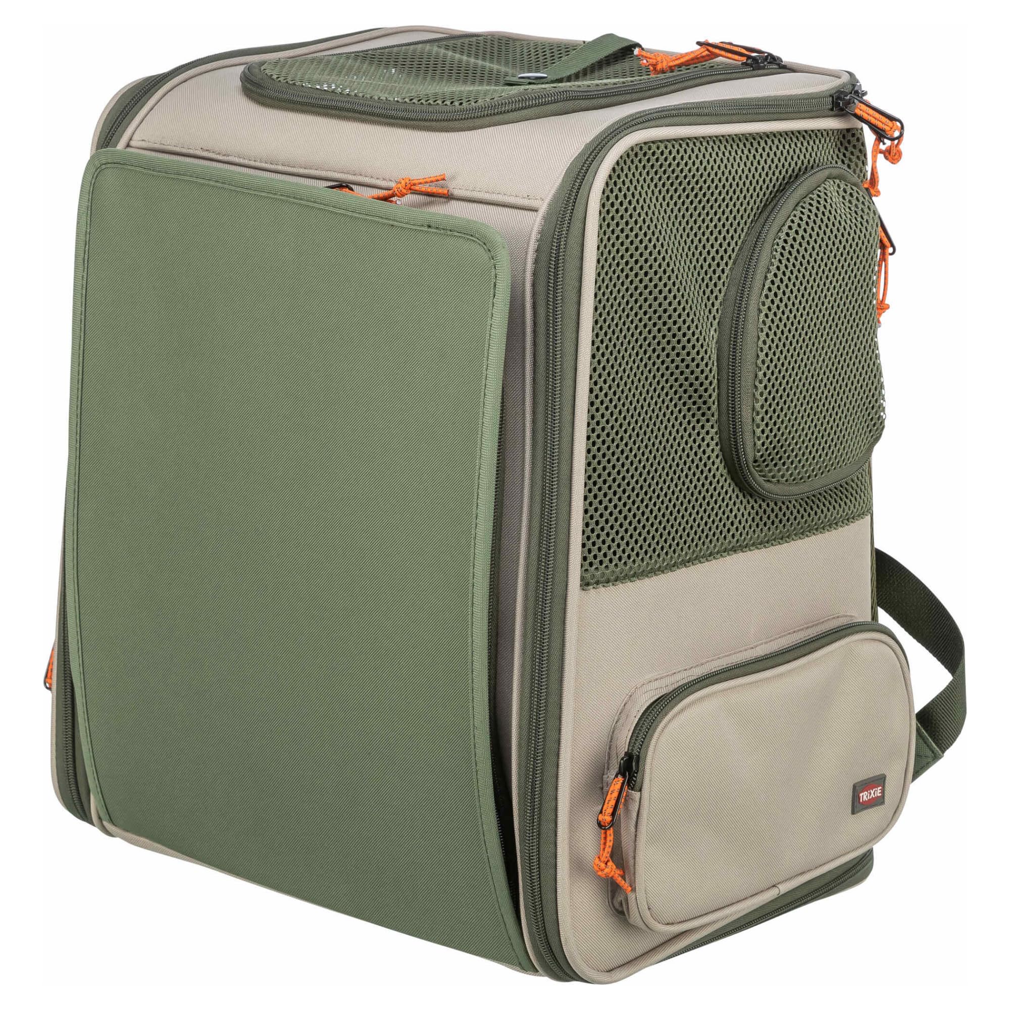 TRIXIE Hunde Rucksack Rocco - beige/olivgrün