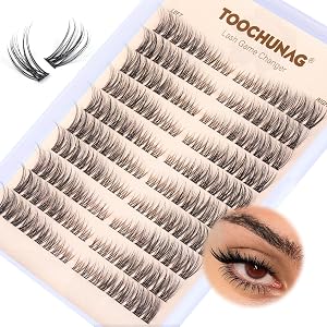 Natural Lash Clusters Wispy Eyelash Clusters C Curl Left Right Cluster Eyelashes Extensions 180pcs Cluster Lashes DIY Individual