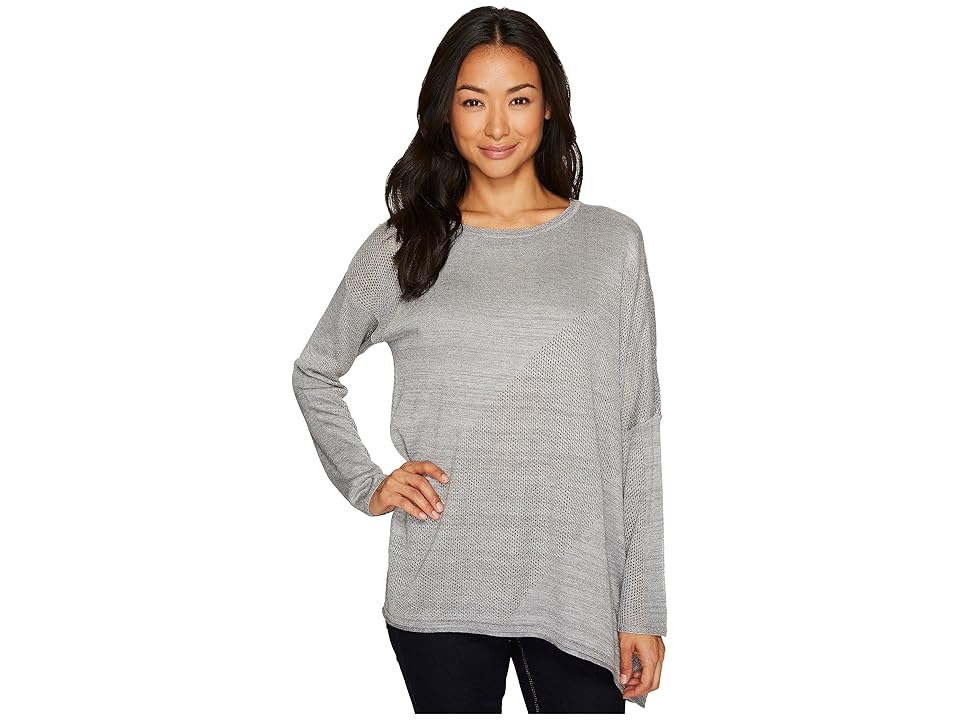 

FDJ French Dressing Jeans Fine Gauge Sweater Knit Asymmetrical (Grey) Women's Sweater