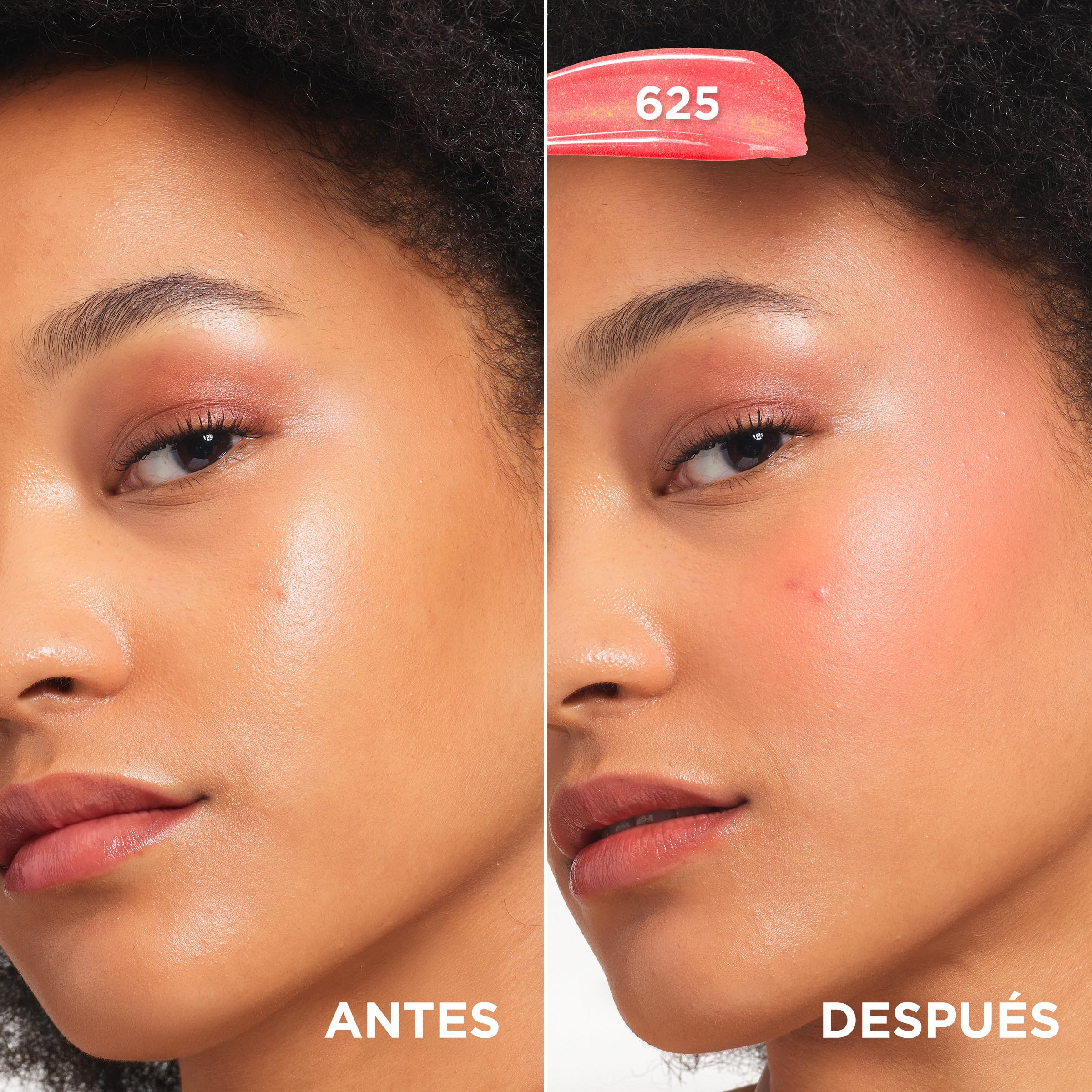 L'Oréal Paris Lumi Le Liquid Blush Glowy Gold Pink 625, płynny róż o świeżym, połyskującym kolorze, 10 ml