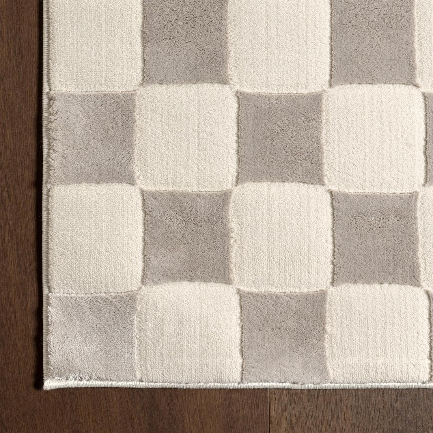 Nuloom Alaiya Checkered 12' x 15' Machine Washable for Living Room Bedroom Dining Room, Cream