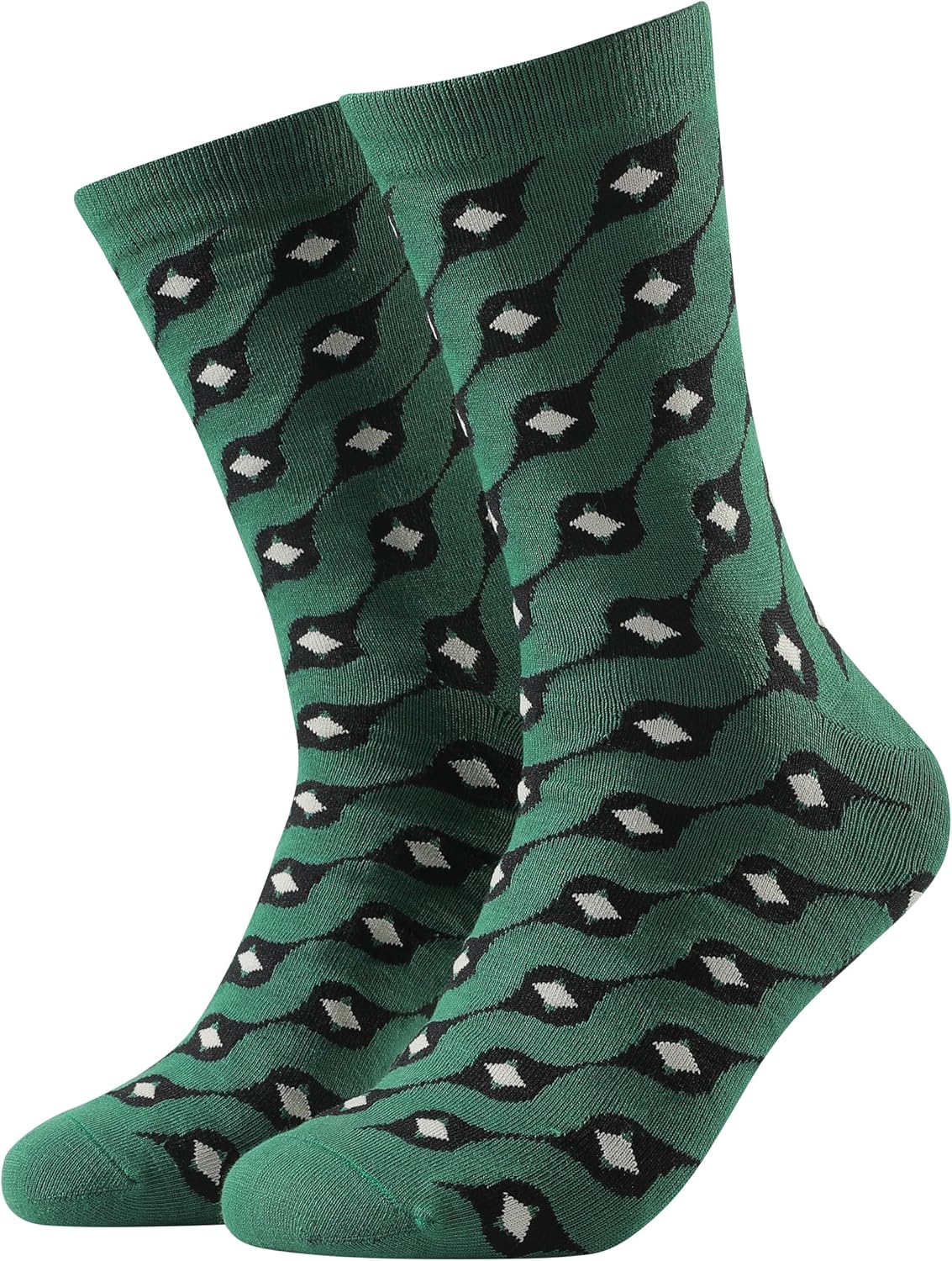 Mens Dress Socks 6 Pack Silver Anti Odor Combed Cotton Moisture Wicking Size 6-14