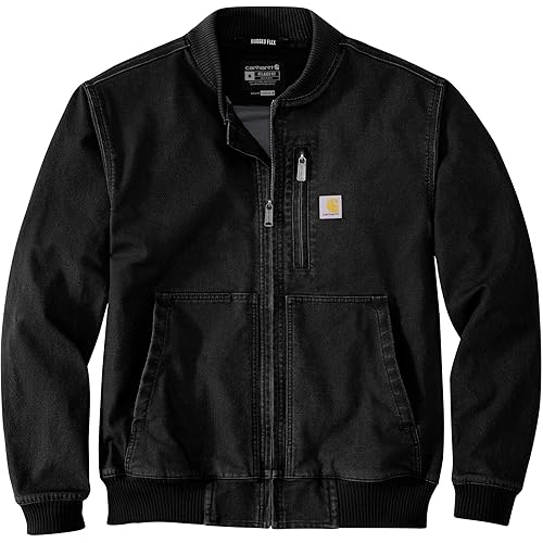 Carhartt Men's 106781 Rugged Flex® Duck Relaxed Fit Bomber Jacket