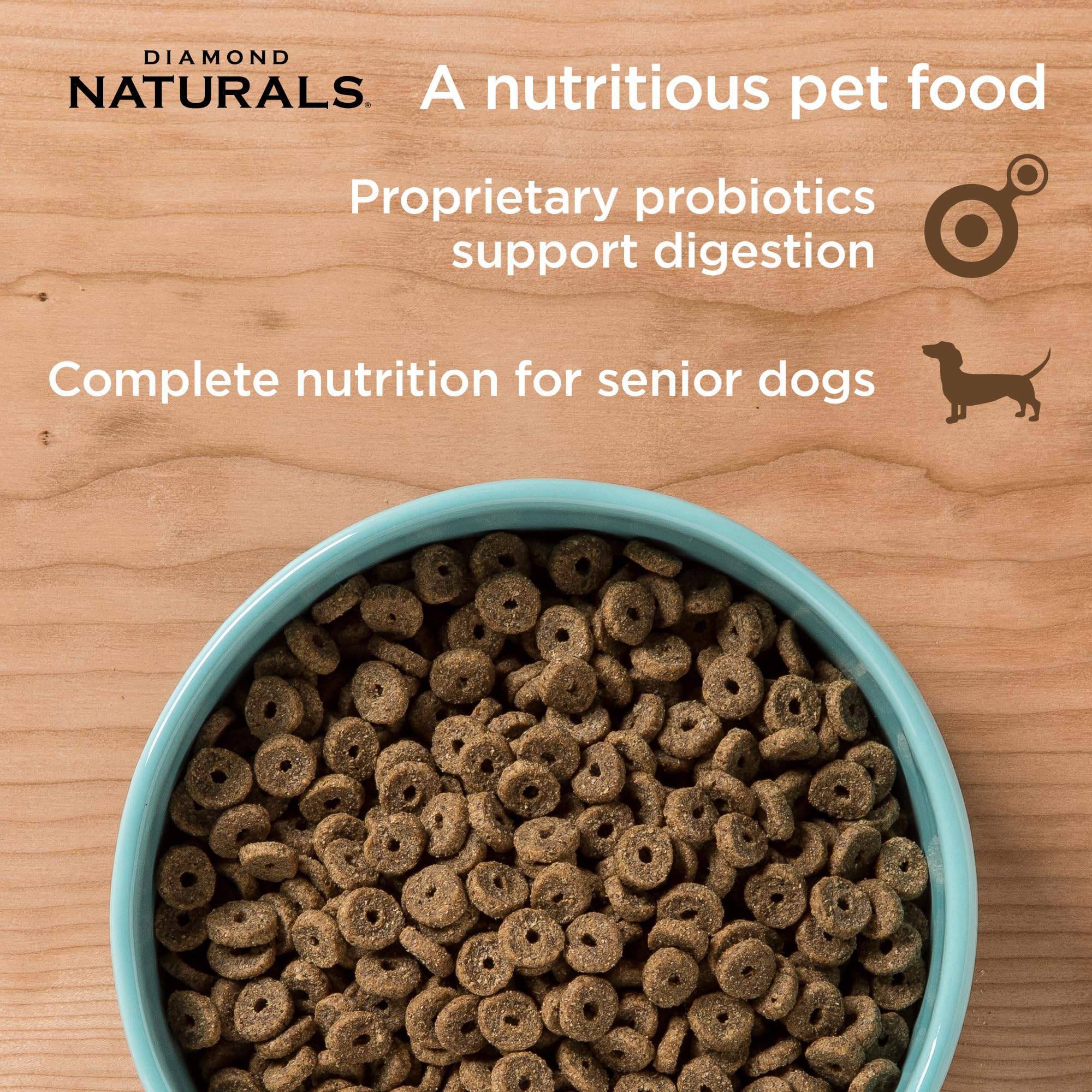 Amazon.com: Diamond Naturals Senior Real Meat Recipe Premium Dry