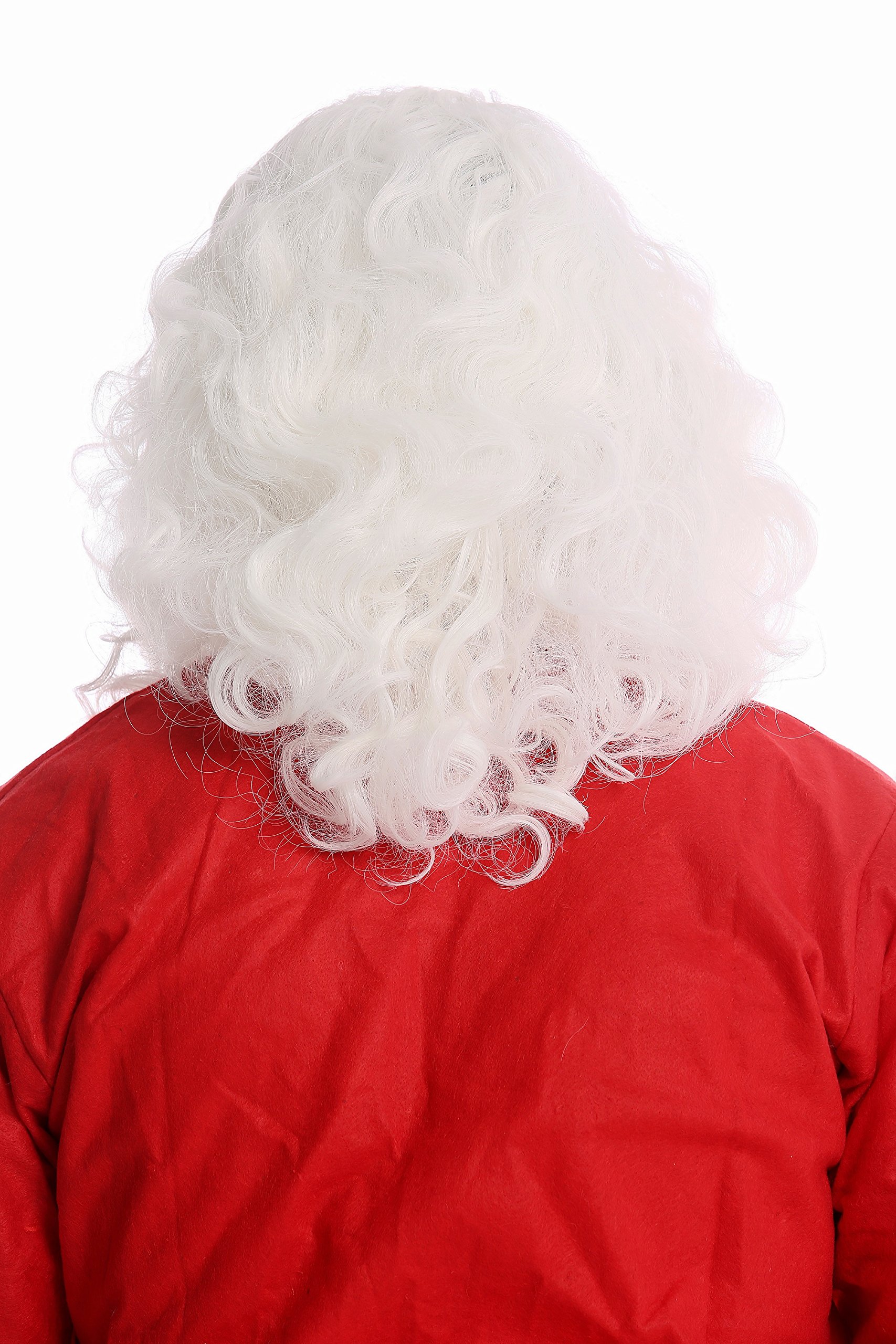 Set De Peluca Y Barba Blanca De Papá Noel – WIG ME UP, Ideal Para Disfraces Y Fiestas Navideñas
