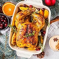 Vista 6 de Sunvivi Roaster Oven, Electric Roaster Oven with Self-Basting Lid, 24lb 20-Quart Turkey Roasters with Unique Defrost/Warm Function, Large Roaster