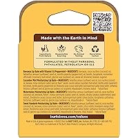 Vista 13 de Burt's Bees Bálsamo labial – Cera de abejas original, menta de pepino, sandía y mandarina dulce, con cera de abeja de origen responsable, sin tinte