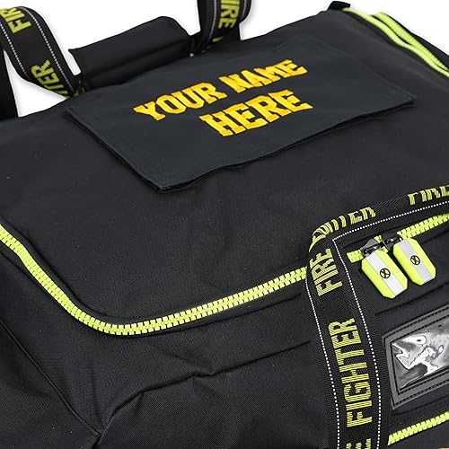 Miniatura 4 de Lightning X - Parche bordado personalizado para bolsas de equipo de luchero LXP con nombre bordado, color negro