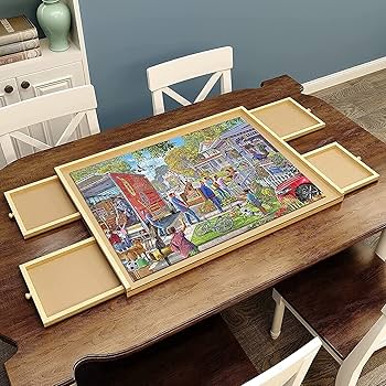 YISHAN 1000ピース 木製ジグソーパズル　ボードテーブル　パズルテーブル Amazon.co.jp: YISHAN 1000ピース 木製ジグソーパズルボード